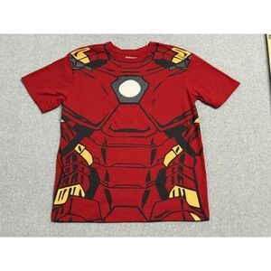 Marvel Iron Man Shirt Mens Medium Red Costume Armor Graphic Tee Superhero